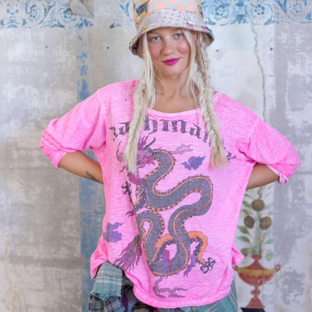 Magnolia Pearl Kathmandu Vigo tee in Azalea - Picture 8 of 8